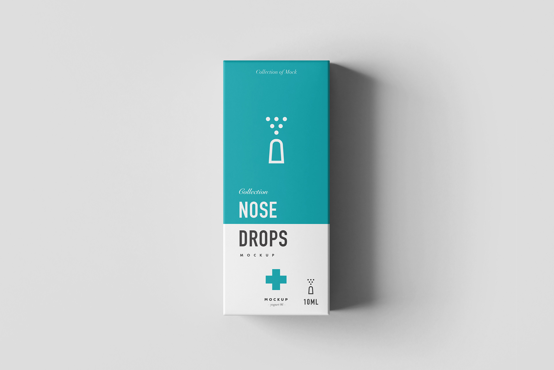 多角度药物塑料瓶包装盒设计设计展示样机模板 Nose Drops Mockup 3_img_2