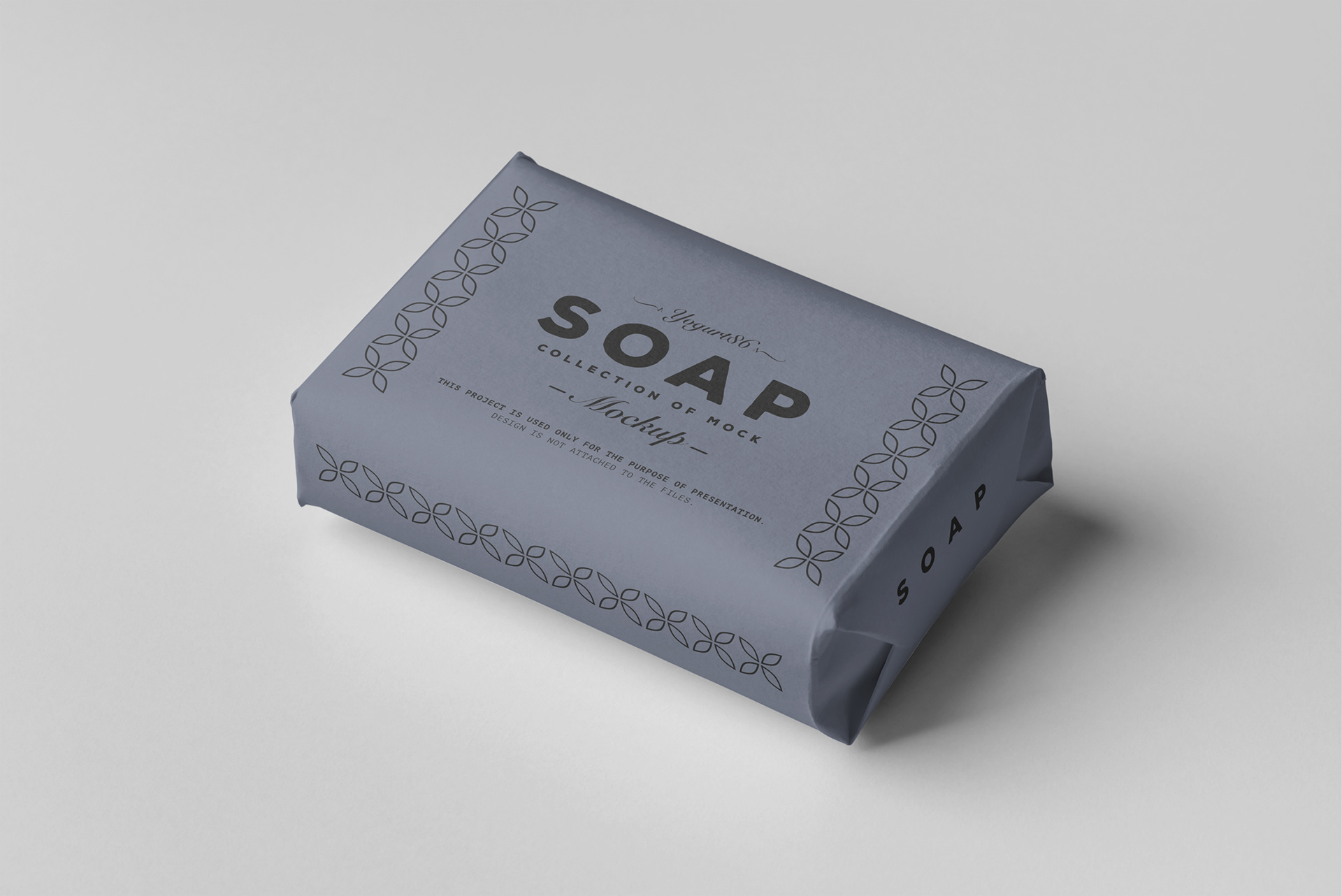 方形肥皂包装纸设计展示样机模板 Soap Cube Mockup​​​​​​​_img_2