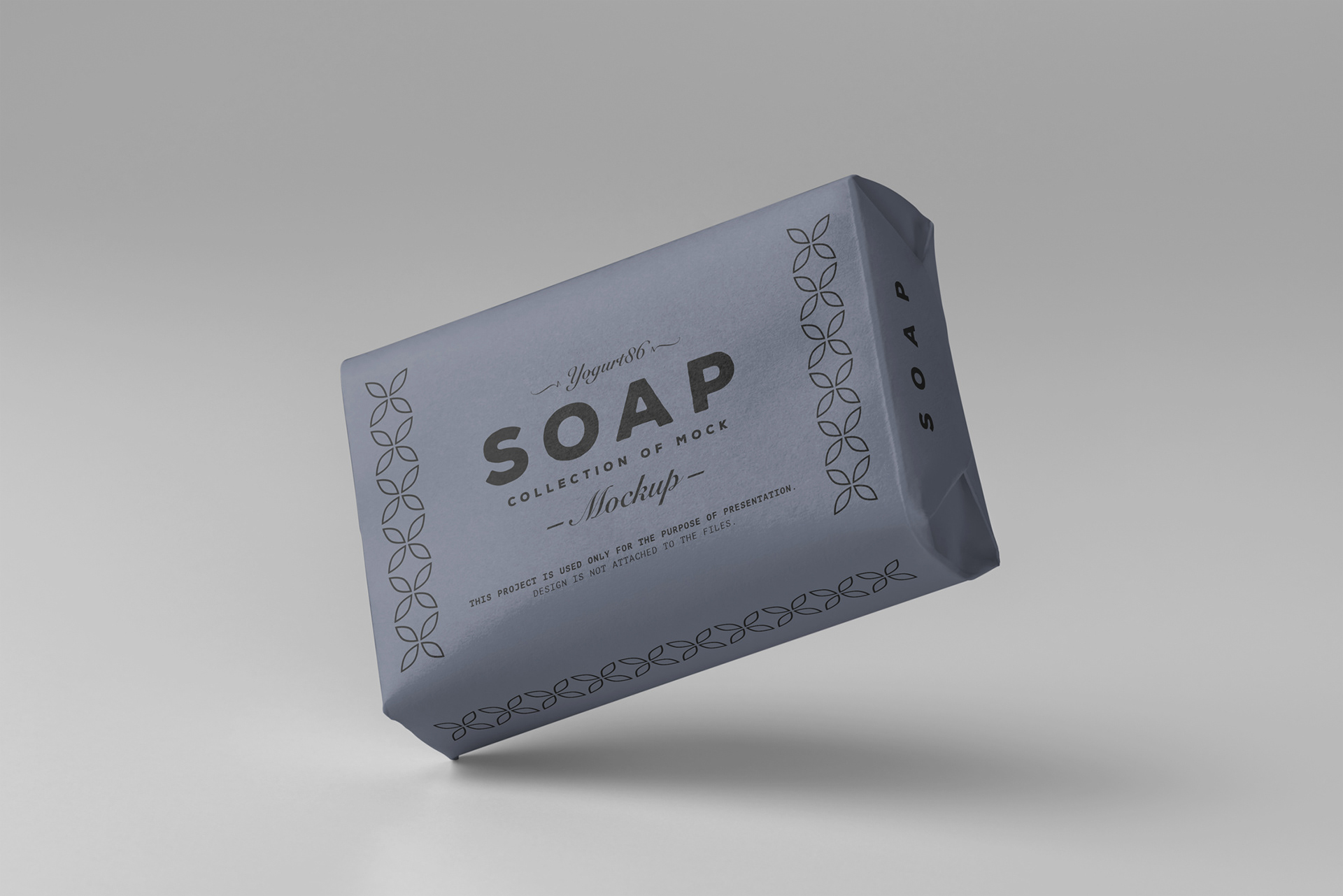 方形肥皂包装纸设计展示样机模板 Soap Cube Mockup​​​​​​​_img_2