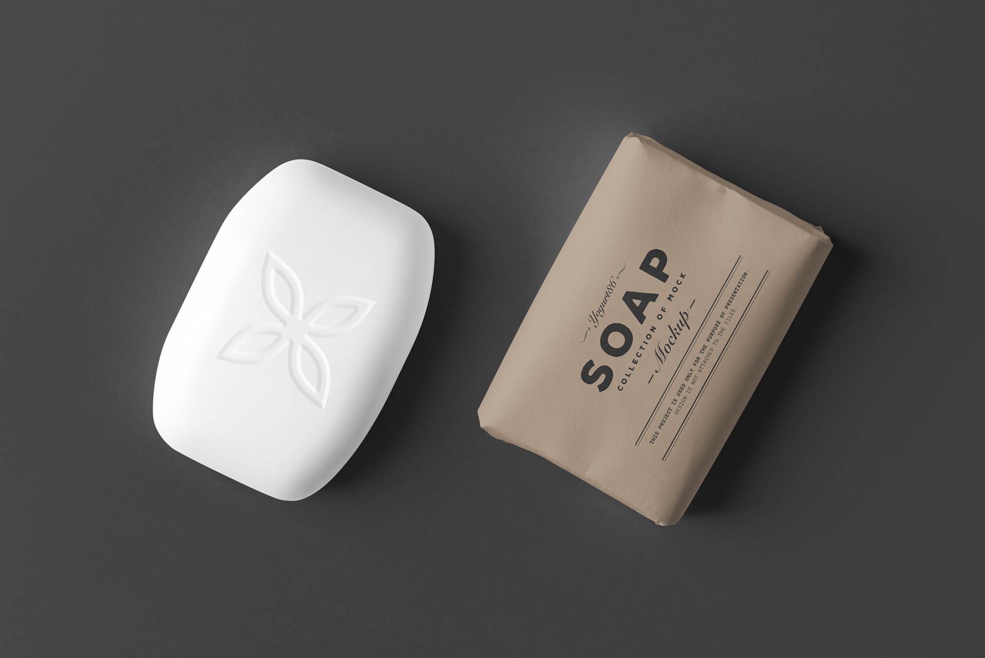 方形肥皂包装纸设计展示样机模板 Soap Cube Mockup​​​​​​​_img_2