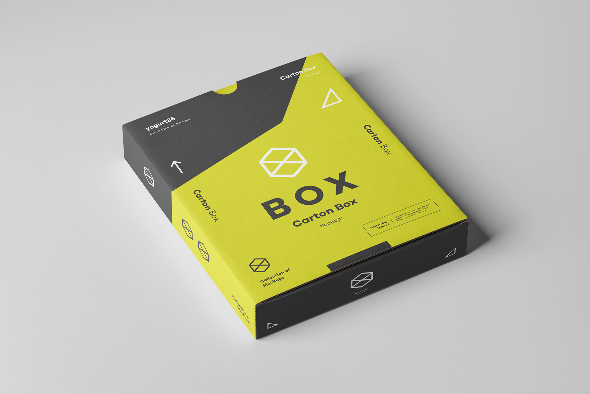 高端产品平板纸箱包装设计展示样机模板 Flat Carton Box Mockup​​​​​​​_img_2