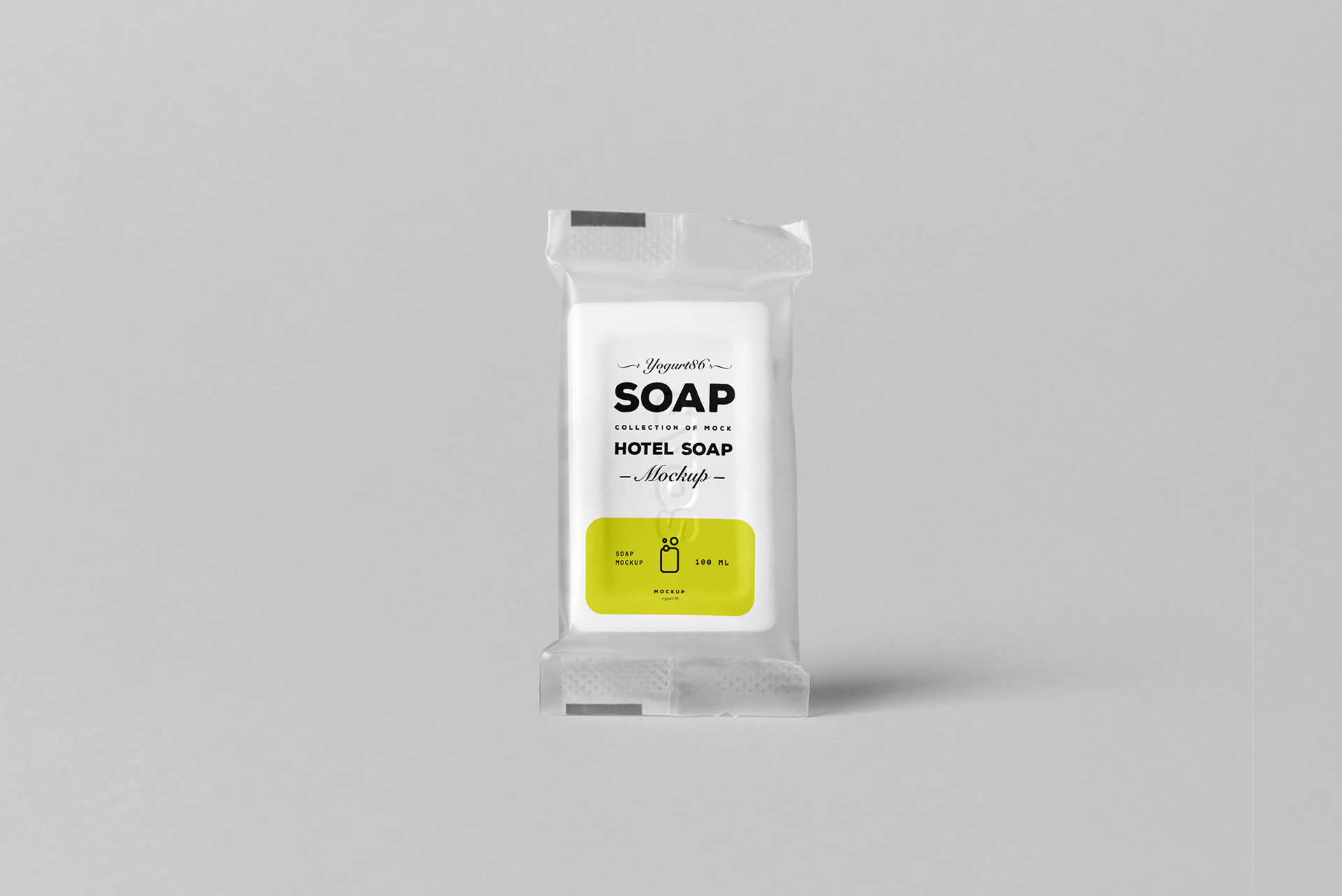 15个逼真肥皂包装袋设计展示样机模板 Soap Mockup_img_2