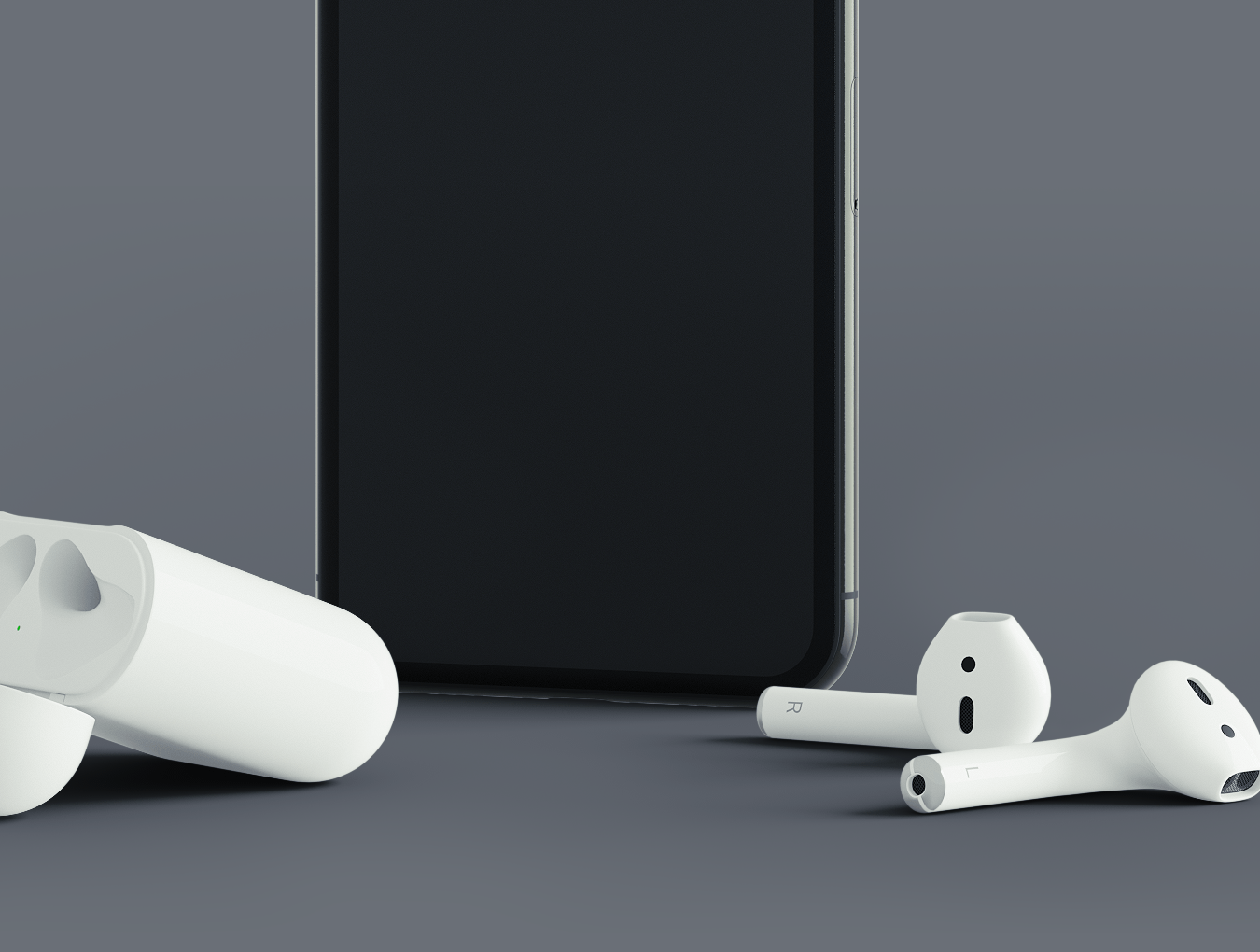 苹果iPhone X & Apple Earpod展示样机模板 iPhone X & Apple Earpod mockup_img_2