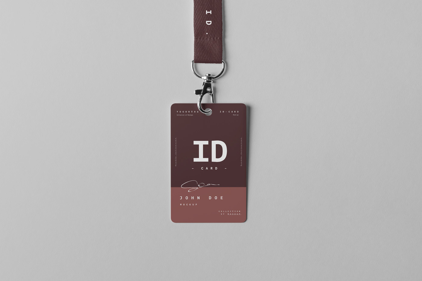 带吊绳工牌工作证样机模板 Leash ID Mockup_img_2