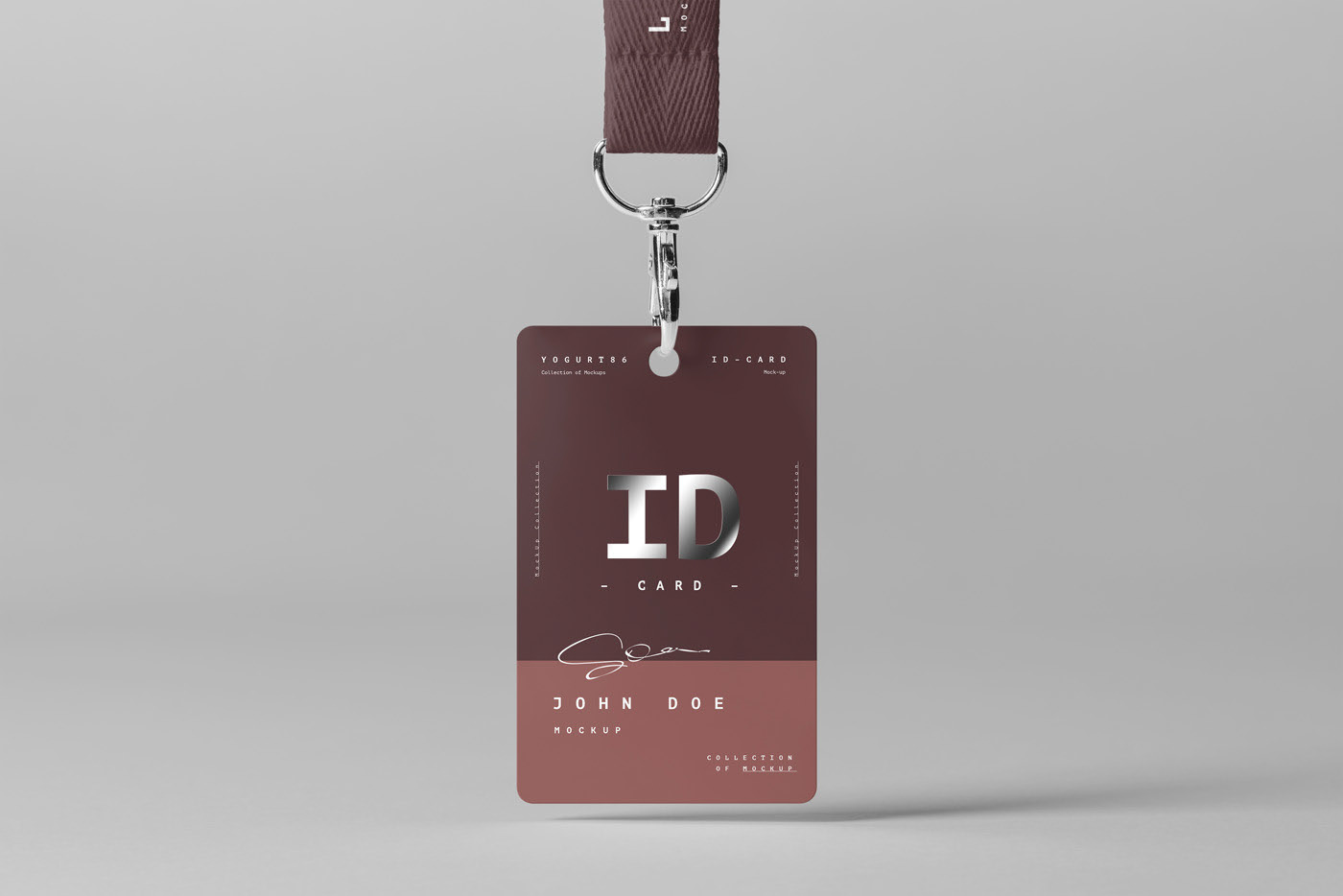 带吊绳工牌工作证样机模板 Leash ID Mockup_img_2