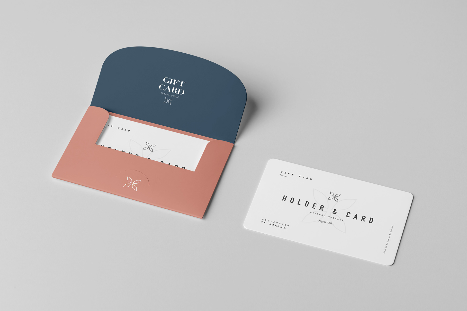 精致商务名片包装盒设计展示样机模板素材 Holder & Card Mockup_img_2