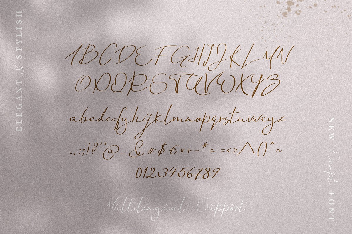 优雅现代手写书法英文字体 Sunday Sunshine - Handwritten Script_img_2