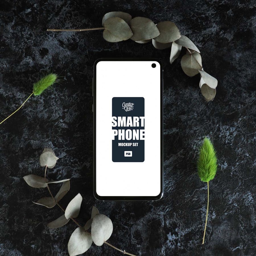 8款Android智能手机屏幕演示PSD样机模板 PSD Android Phone Mockup Scenes_img_2
