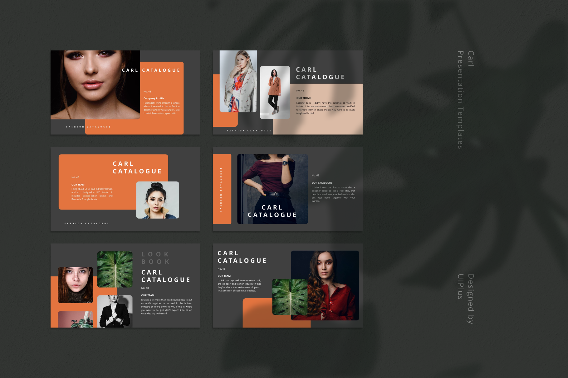 优雅炫酷服装品牌介绍PowerPoint文稿设计模板素材 Carl Creative PowerPoint Template_img_2