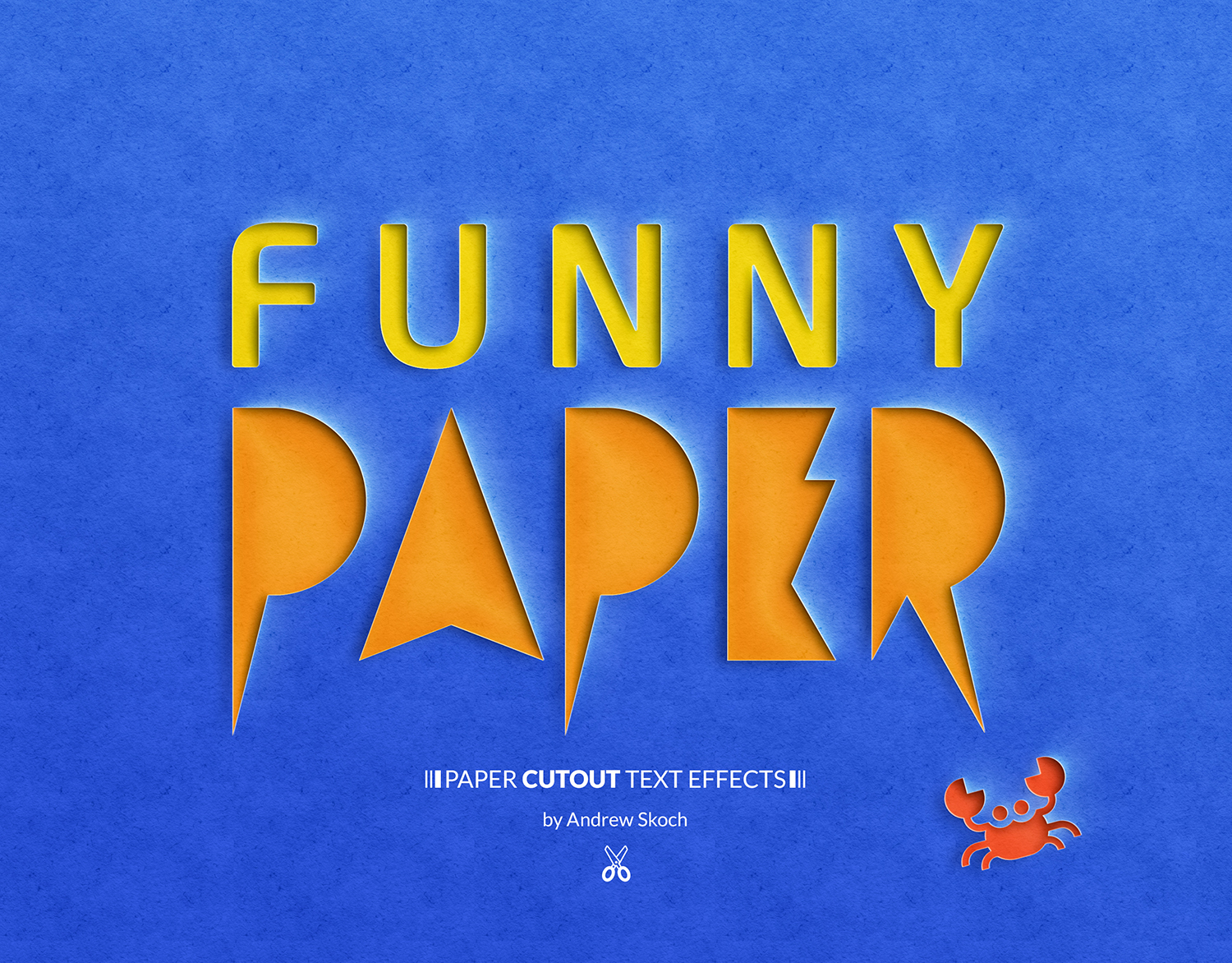 10个逼真剪纸效果文字PS图层样式 Paper Cut Out Text Effect_img_2