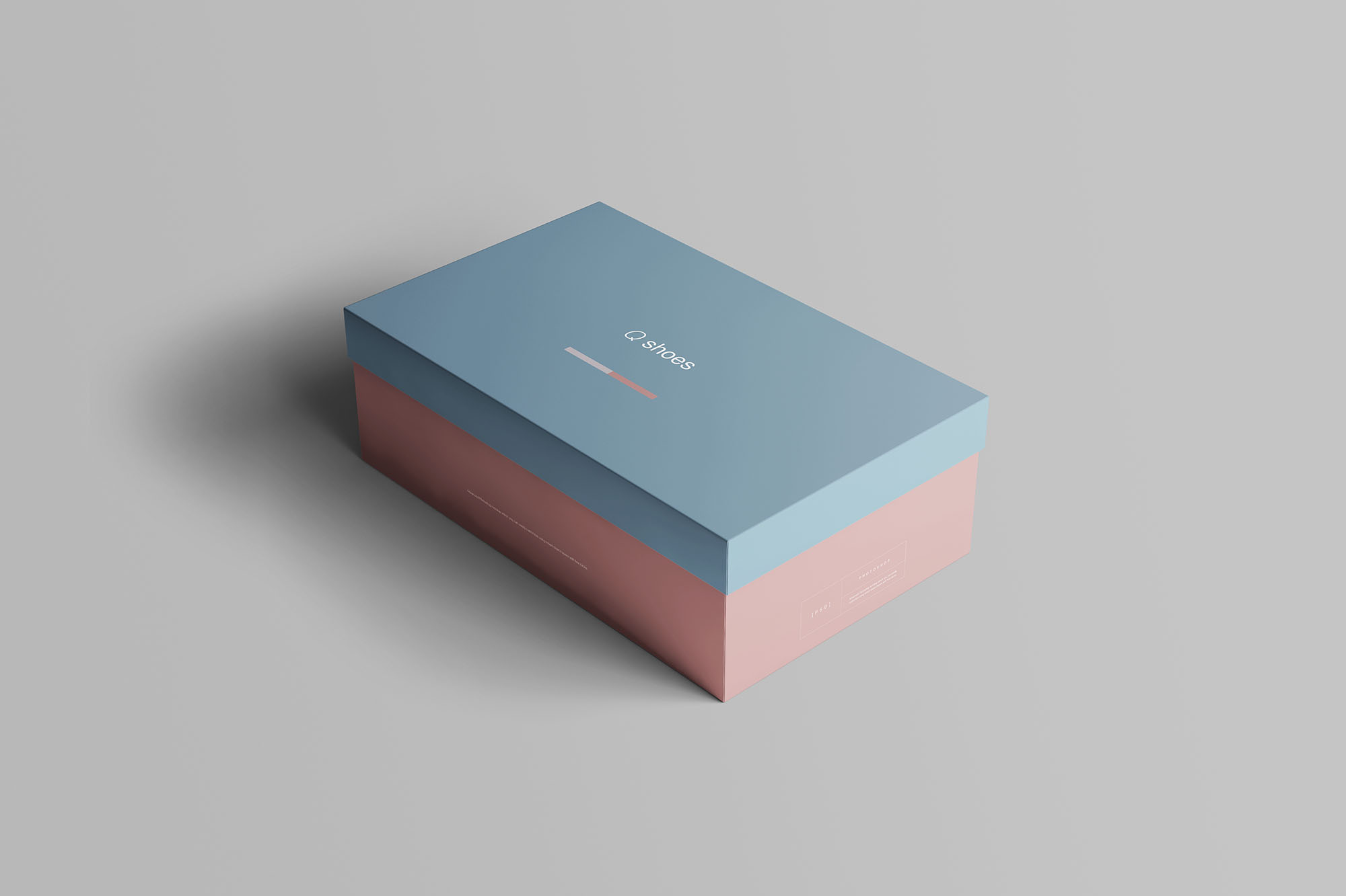 7个高品质纸质鞋盒外观设计预览图样机模板 Shoe Box Mockup_img_2