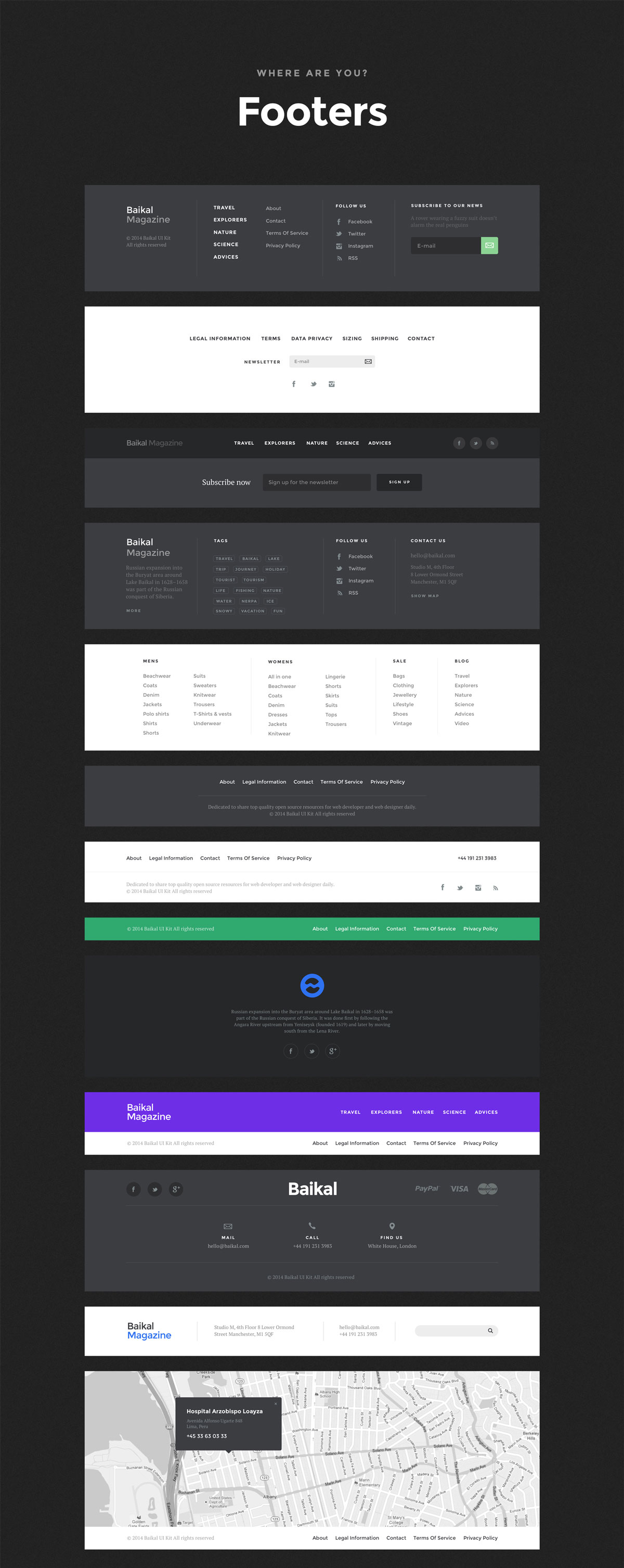 多功能社交商城视频APP应用程序UI界面设计套件 Baikal UI Kit_img_2