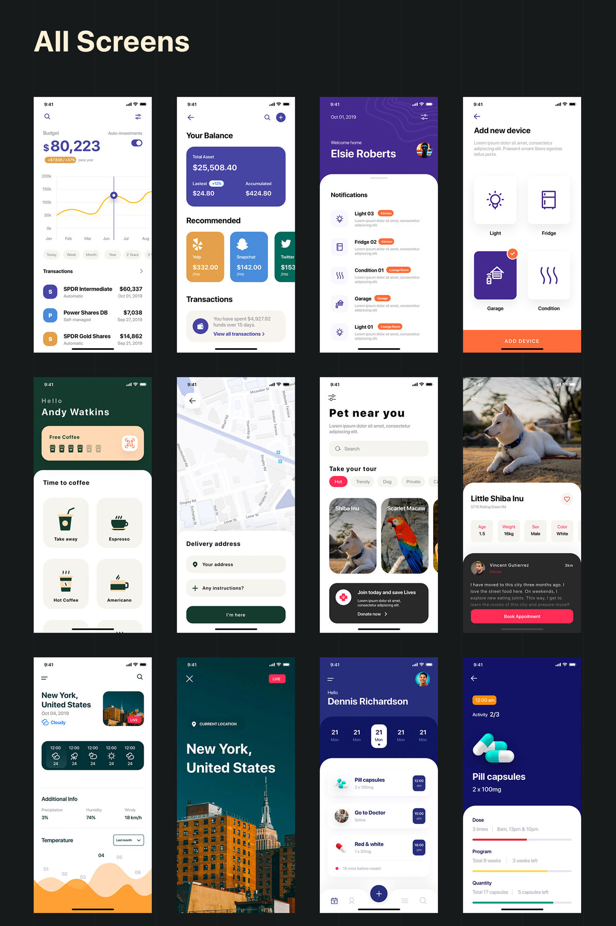 多功能社交电商APP应用程序UI界面设计套件 Platin mobile UI Kit_img_2