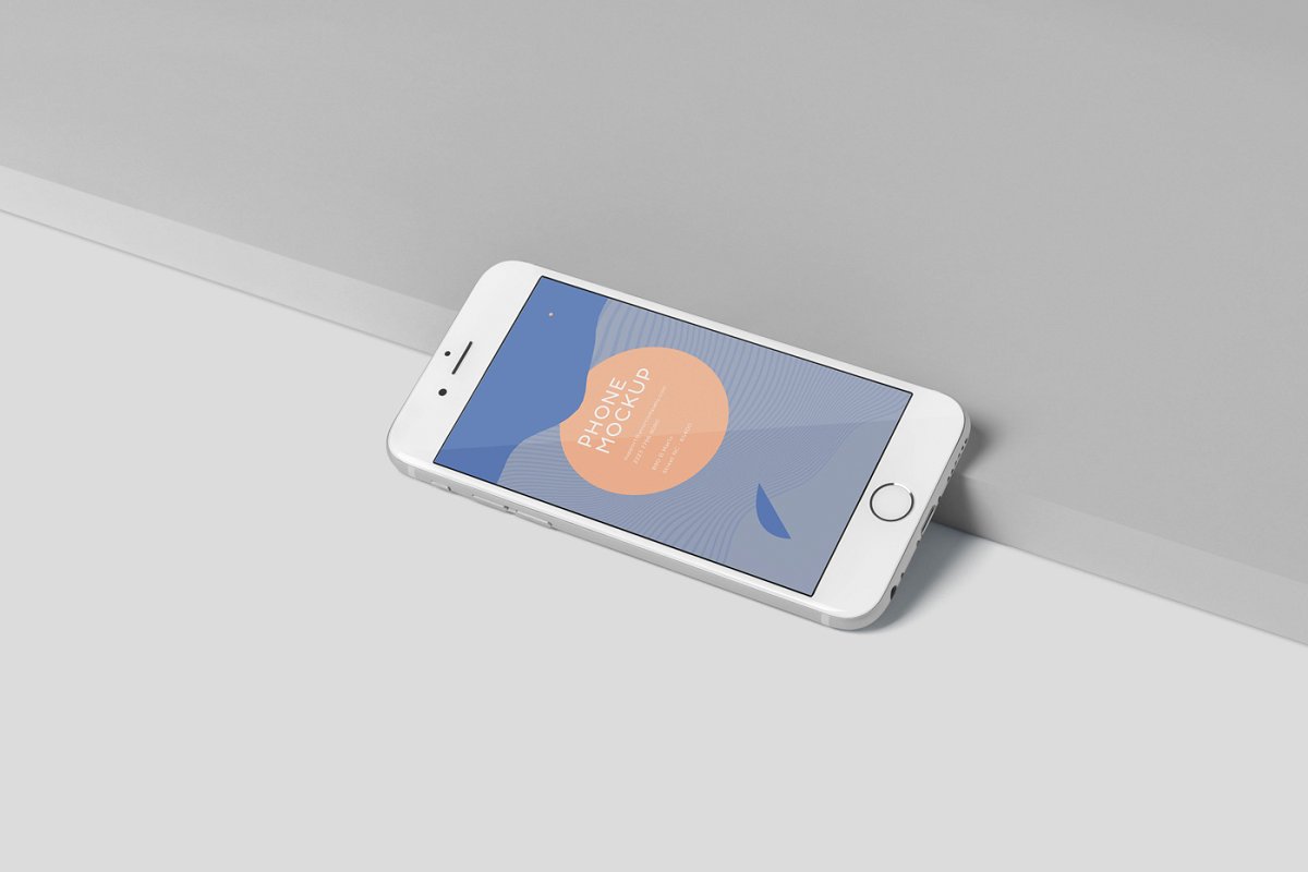 苹果APP应用程序UI设计iPhone 6 Plus手机屏幕效果图样机模板 Phone Mockups_img_2