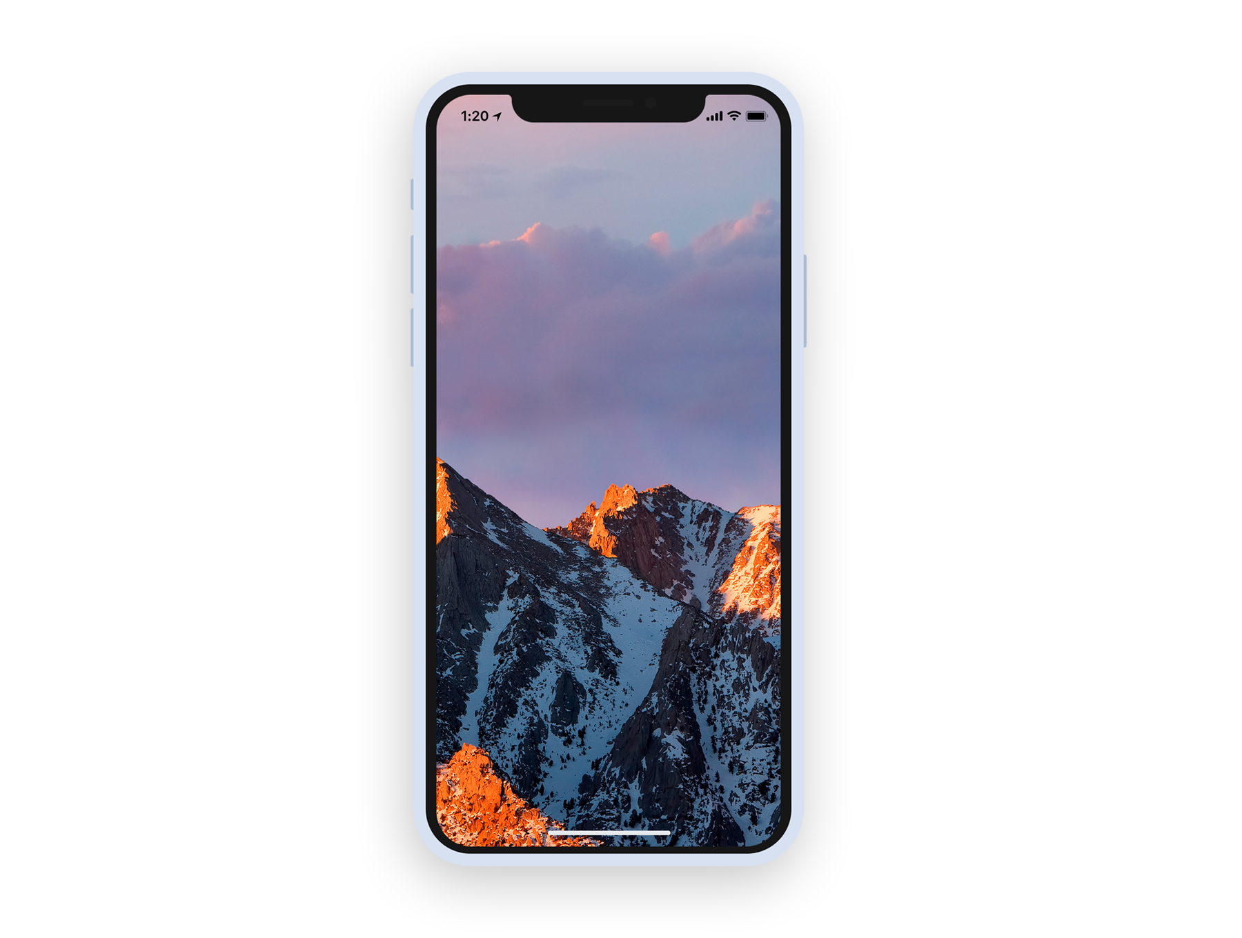 iPhone X & XS手机APP设计展示图设计样机模板 iPhone X / XS Flat Mockup_img_2