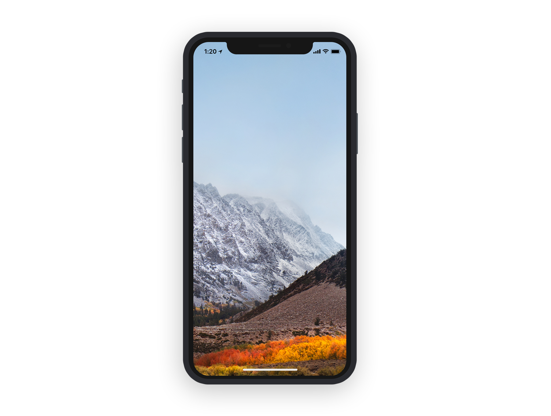 iPhone X & XS手机APP设计展示图设计样机模板 iPhone X / XS Flat Mockup_img_2