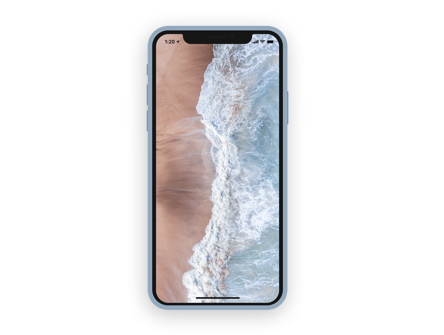 iPhone X & XS手机APP设计展示图设计样机模板 iPhone X / XS Flat Mockup_img_2