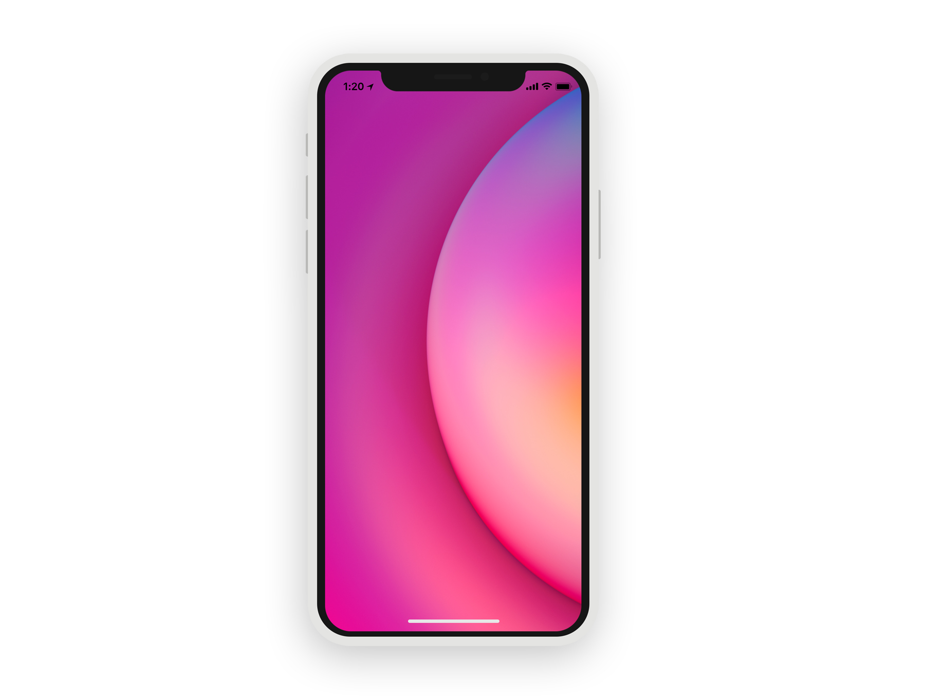 iPhone X & XS手机APP设计展示图设计样机模板 iPhone X / XS Flat Mockup_img_2
