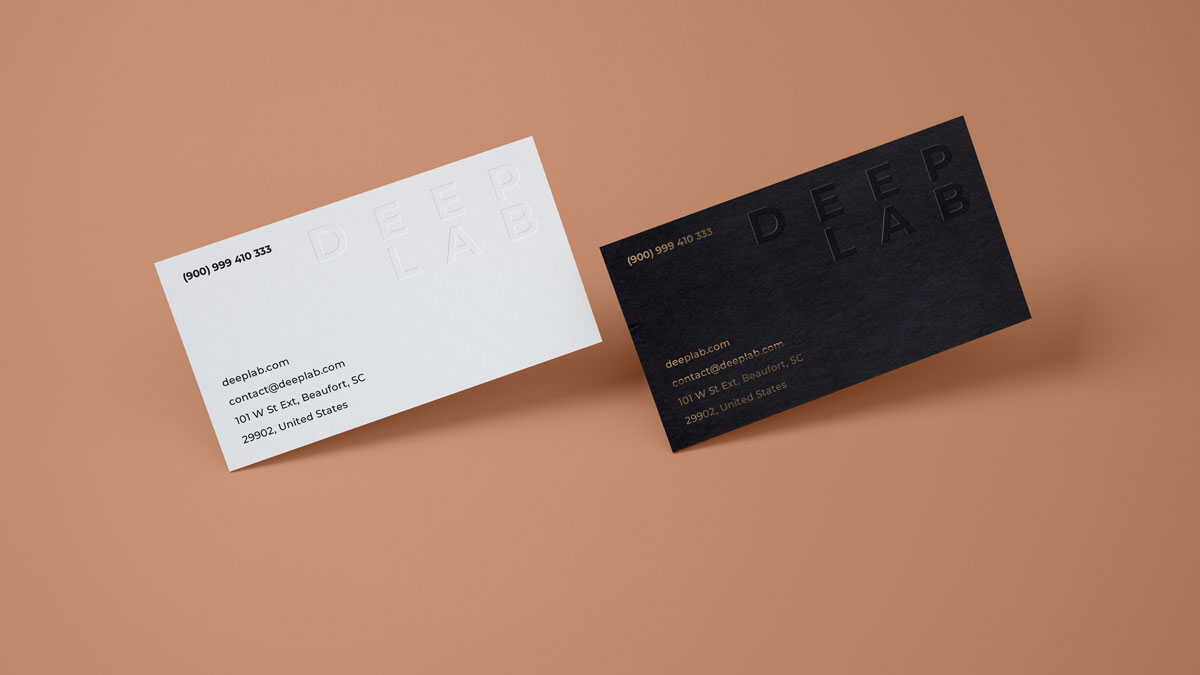 现代时尚商务个人名片设计效果图PSD样机模板合集 Premium Business Card PSD Mockup Set_img_2