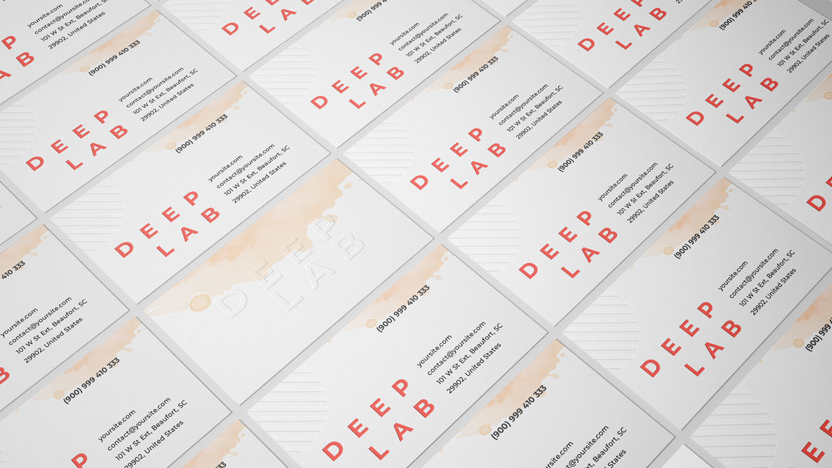 现代时尚商务个人名片设计效果图PSD样机模板合集 Premium Business Card PSD Mockup Set_img_2