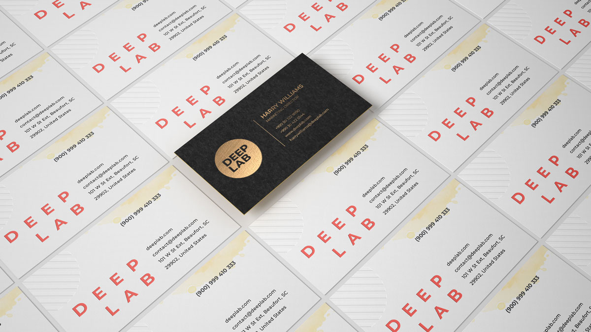 现代时尚商务个人名片设计效果图PSD样机模板合集 Premium Business Card PSD Mockup Set_img_2