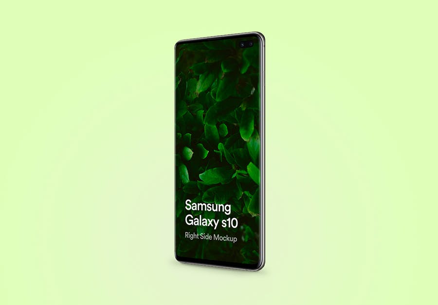 最新三星Galaxy S10手机样机模板 Samsung Galaxy S10 Mockup_img_2