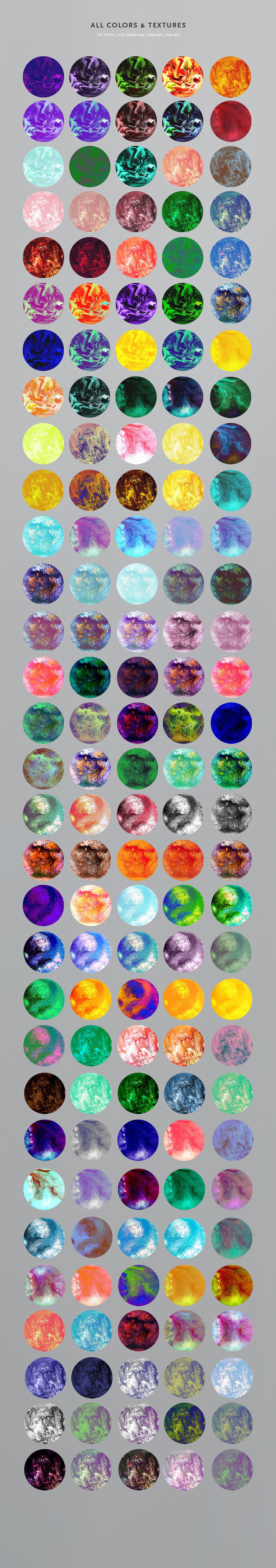 155款抽象丙烯酸背景纹理设计素材包 155 Acid Textures_img_2
