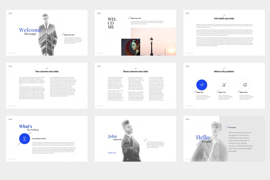 功能强大公司介绍/项目计划书/业务报表幻灯片模板 KULA Powerpoint & Keynote Template_img_2