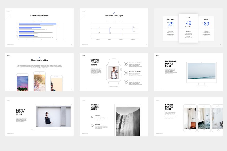 功能强大公司介绍/项目计划书/业务报表幻灯片模板 KULA Powerpoint & Keynote Template_img_2