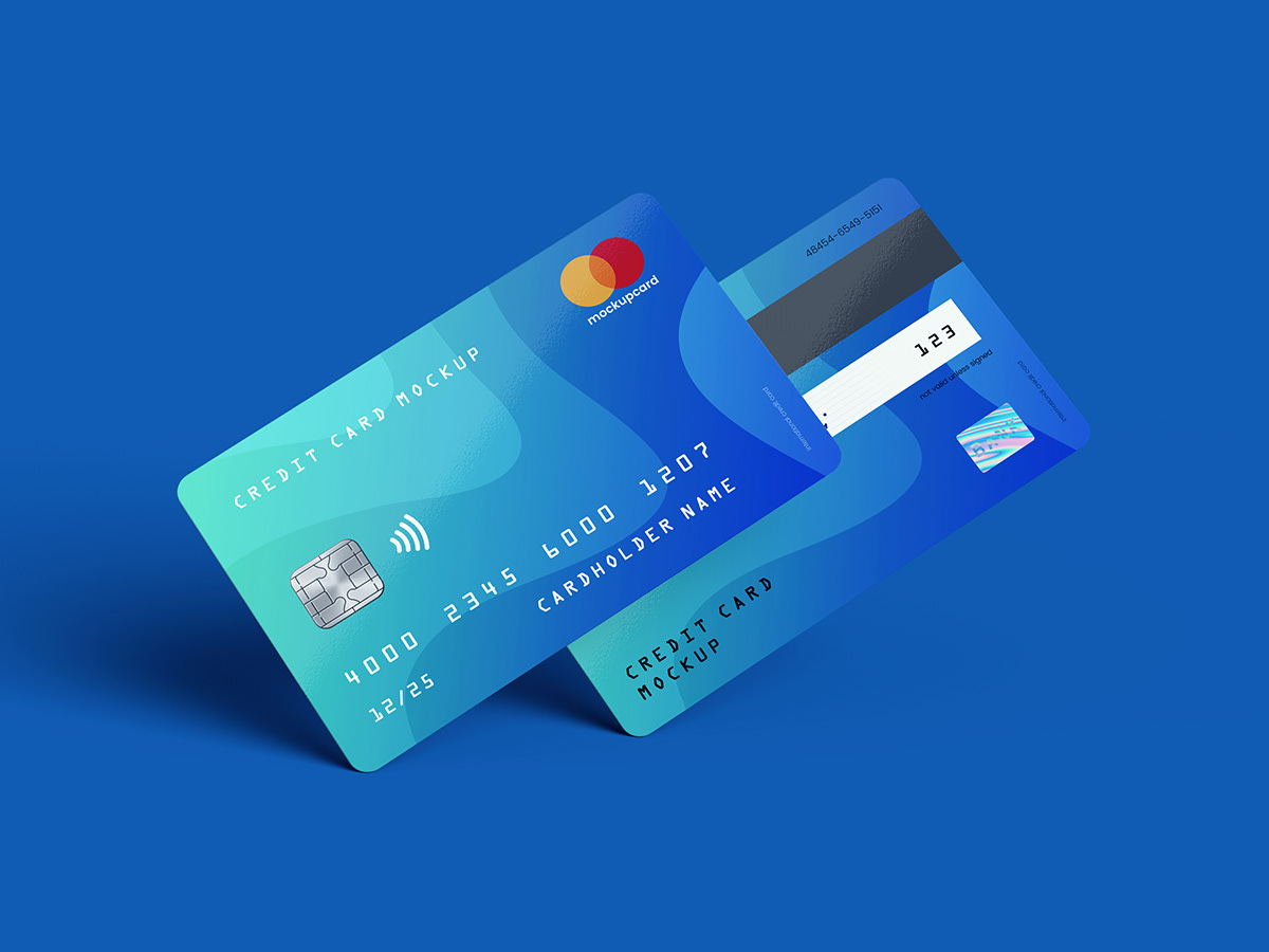 超逼真信用卡/会员卡设计展示效果图样机模板 Credit Card / Membership Card MockUp​​​​​​​​​​​​​​_img_2