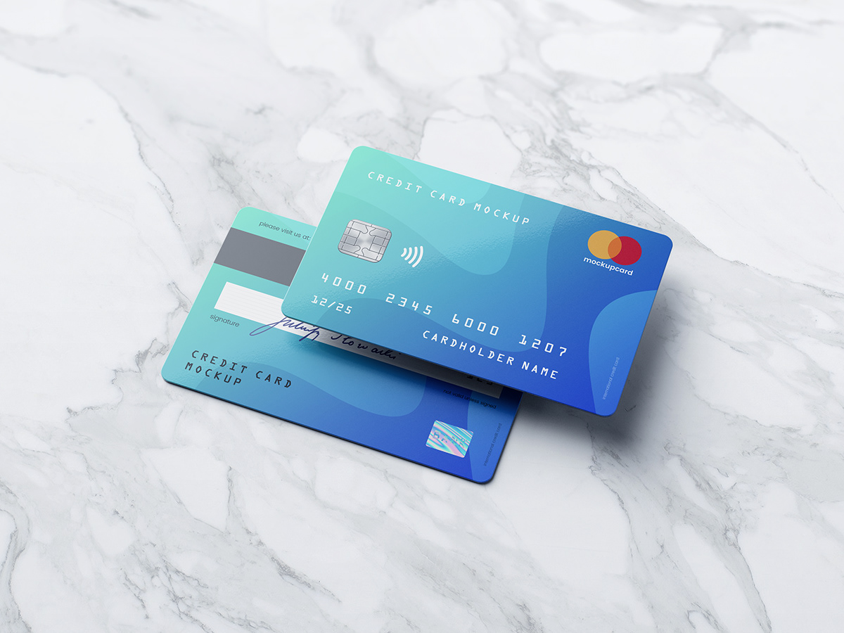 超逼真信用卡/会员卡设计展示效果图样机模板 Credit Card / Membership Card MockUp​​​​​​​​​​​​​​_img_2