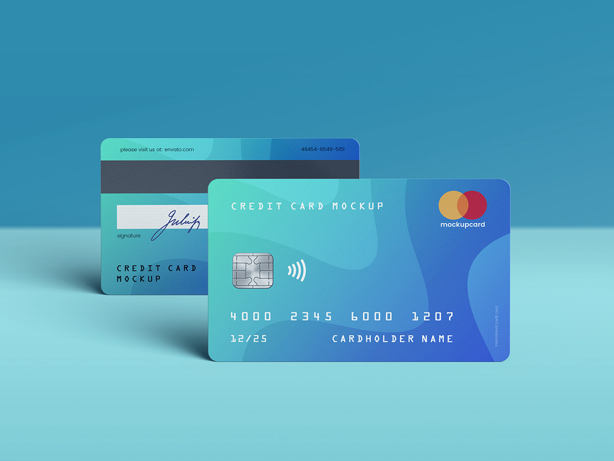 超逼真信用卡/会员卡设计展示效果图样机模板 Credit Card / Membership Card MockUp​​​​​​​​​​​​​​_img_2