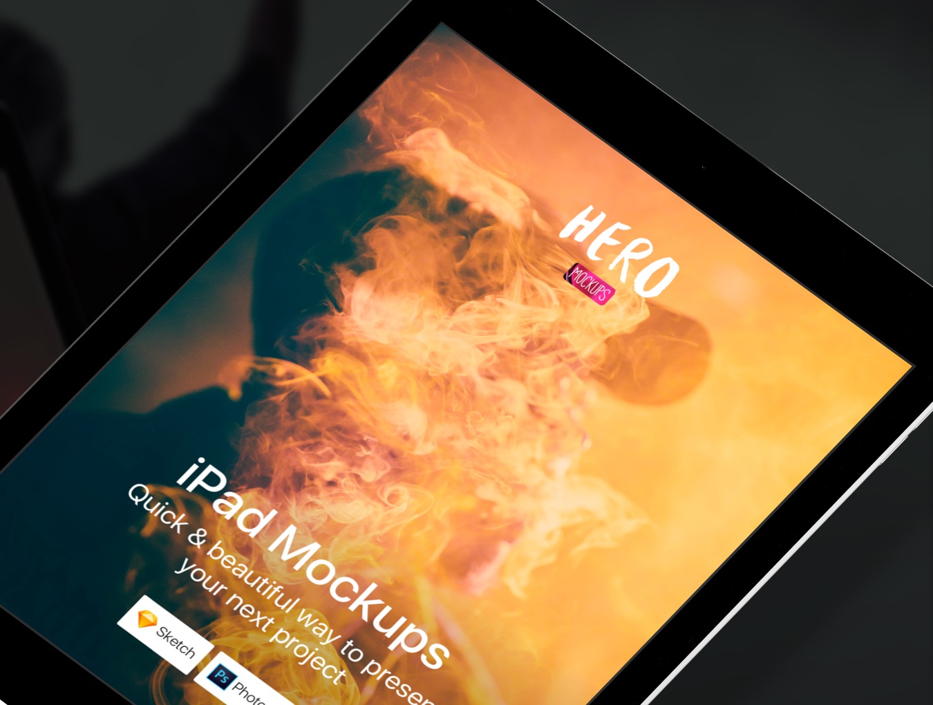 高品质iPad创意模型Web设计预览图样机 HERO iPad Mockups_img_2