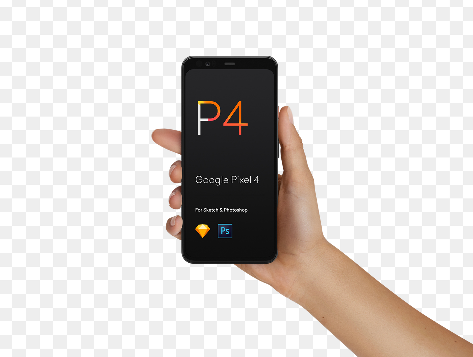 手持iPhone 11|S10|Pixel 4手机屏幕预览样机模板 Hand Mockups iPhone 11, S10, Pixel 4_img_2