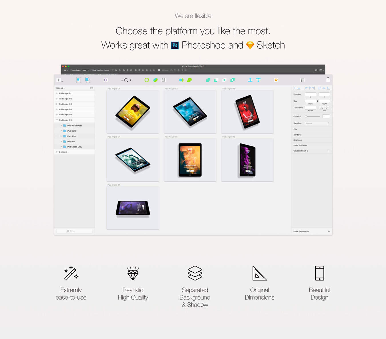 高品质iPad创意模型Web设计预览图样机 HERO iPad Mockups_img_2