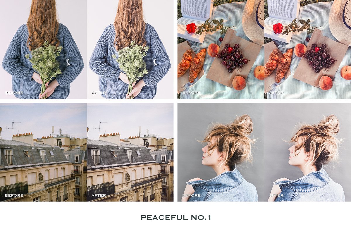 商业摄影人像色彩调整后期特效LR预设 Peaceful Lightroom Presets Mobile_img_2