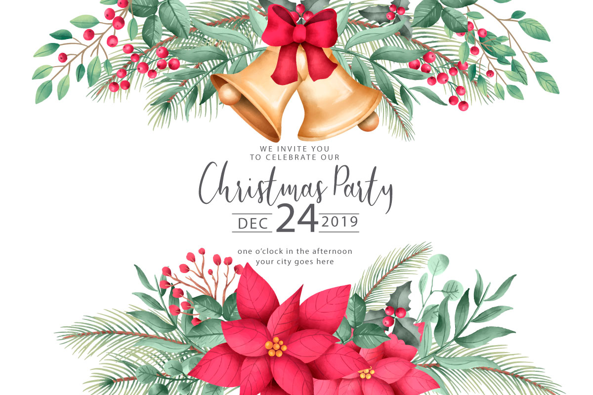 优雅可爱圣诞节主题元素设计矢量素材包 Elegant and Lovely Christmas Backgrounds Set_img_2