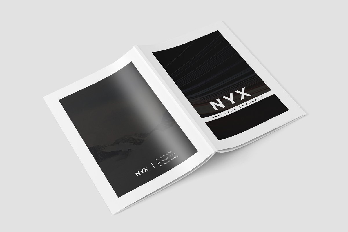 优雅创意企业宣传册/画册设计INDD模板 Nyx Proposal Template_img_2