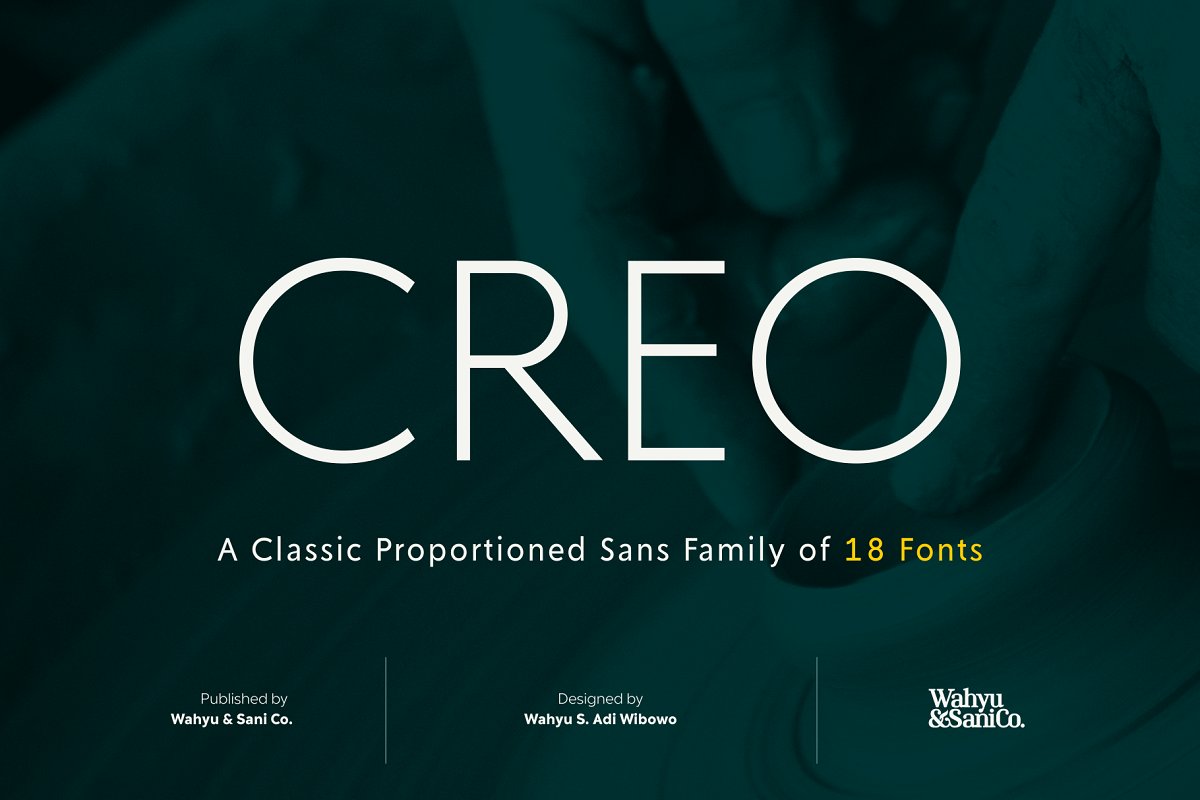 经典比例无衬线英文字体 Creo | Classic Proportioned Sans_img_2