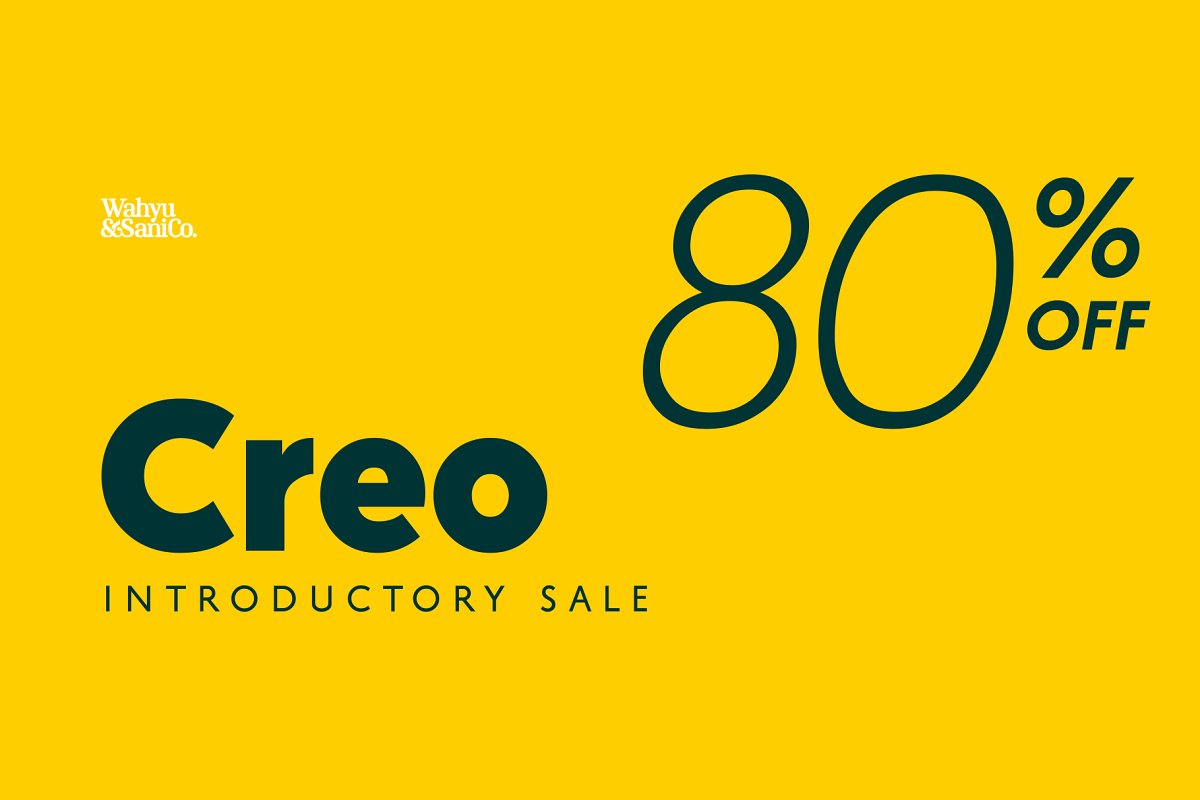 经典比例无衬线英文字体 Creo | Classic Proportioned Sans_img_2