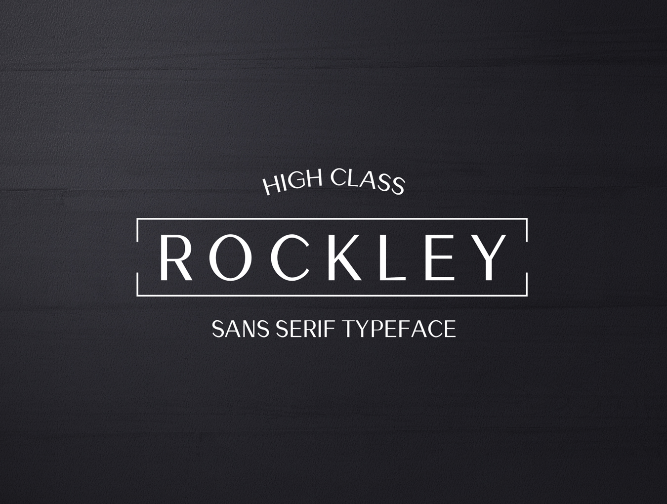 现代简约无衬线英文字体免费下载 Rockley Sans Serif_img_2