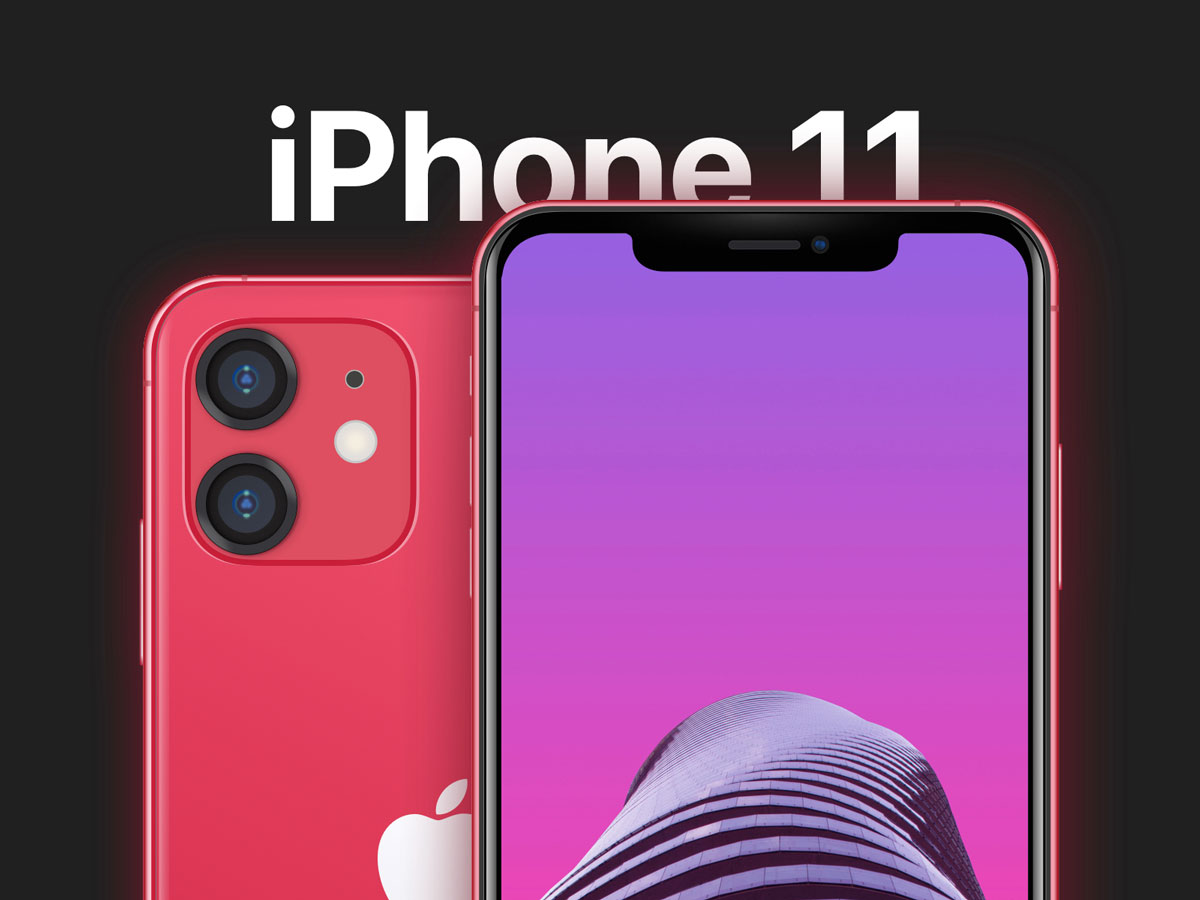 新品苹果iPhone 11手机UI设计预览样机Sketch模板 iPhone 11 Mockups for Sketch_img_1