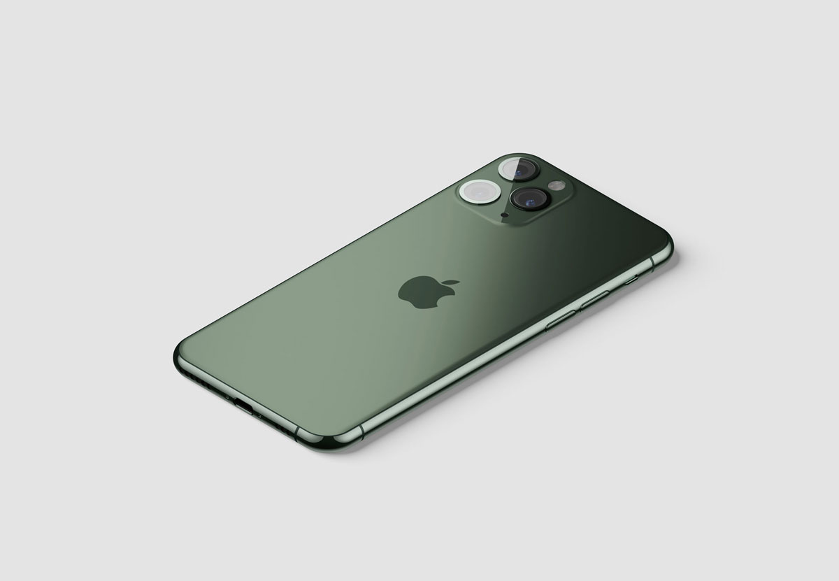 新品LS大厂苹果iPhone 11手机样机模板素材 iPhone 11 Pro Max Mockup_img_1