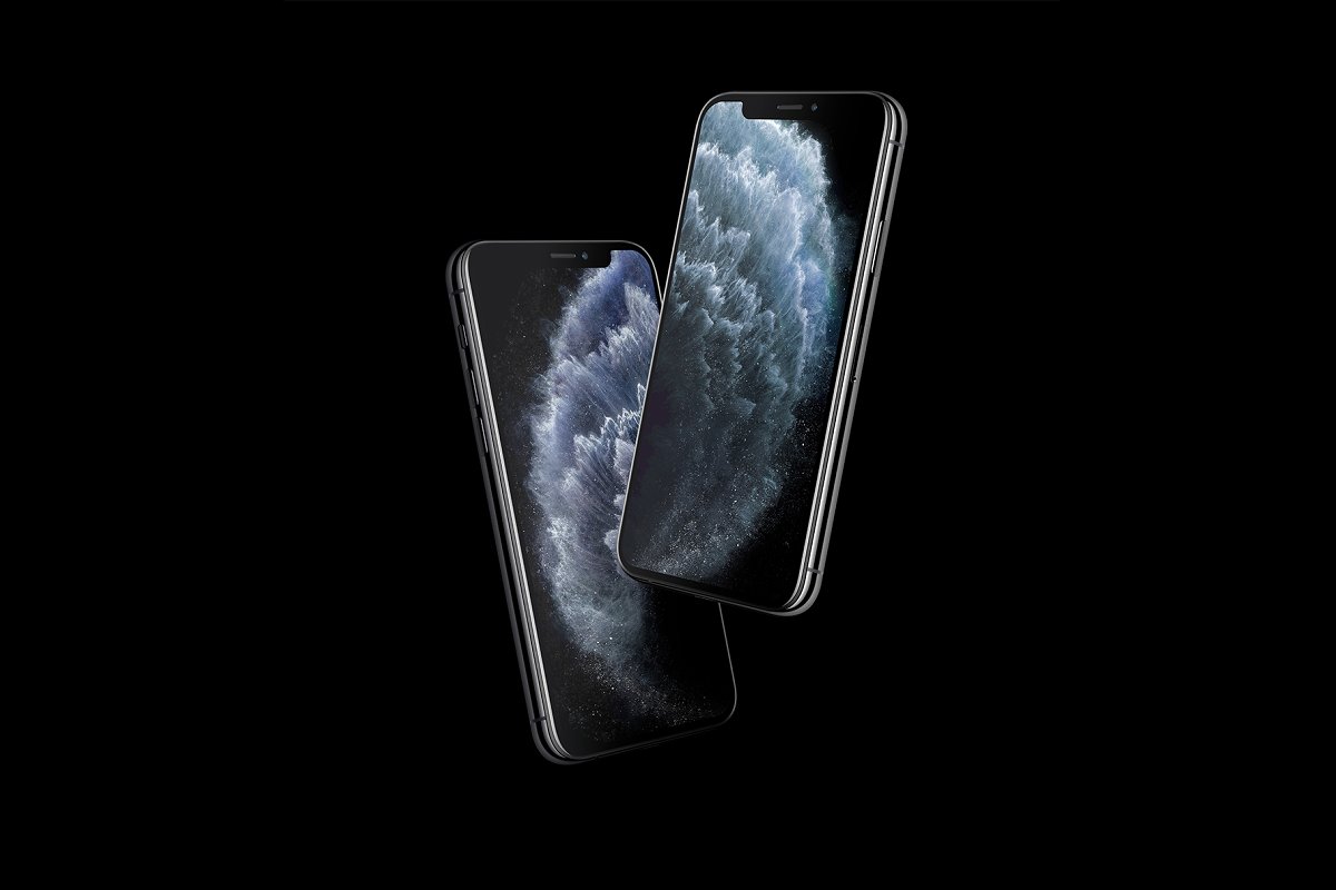 高品质iPhone 11 Pro苹果智能手机UI设计屏幕展示样机 Phone 11 Pro - 20 Mockups Scenes_img_1