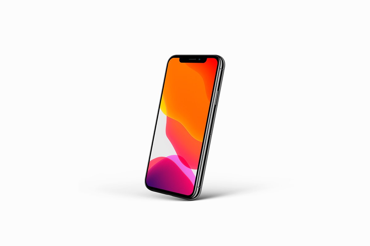 高品质iPhone 11 Pro苹果智能手机UI设计屏幕展示样机 Phone 11 Pro - 20 Mockups Scenes_img_1