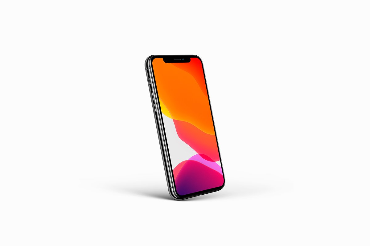 高品质iPhone 11 Pro苹果智能手机UI设计屏幕展示样机 Phone 11 Pro - 20 Mockups Scenes_img_1