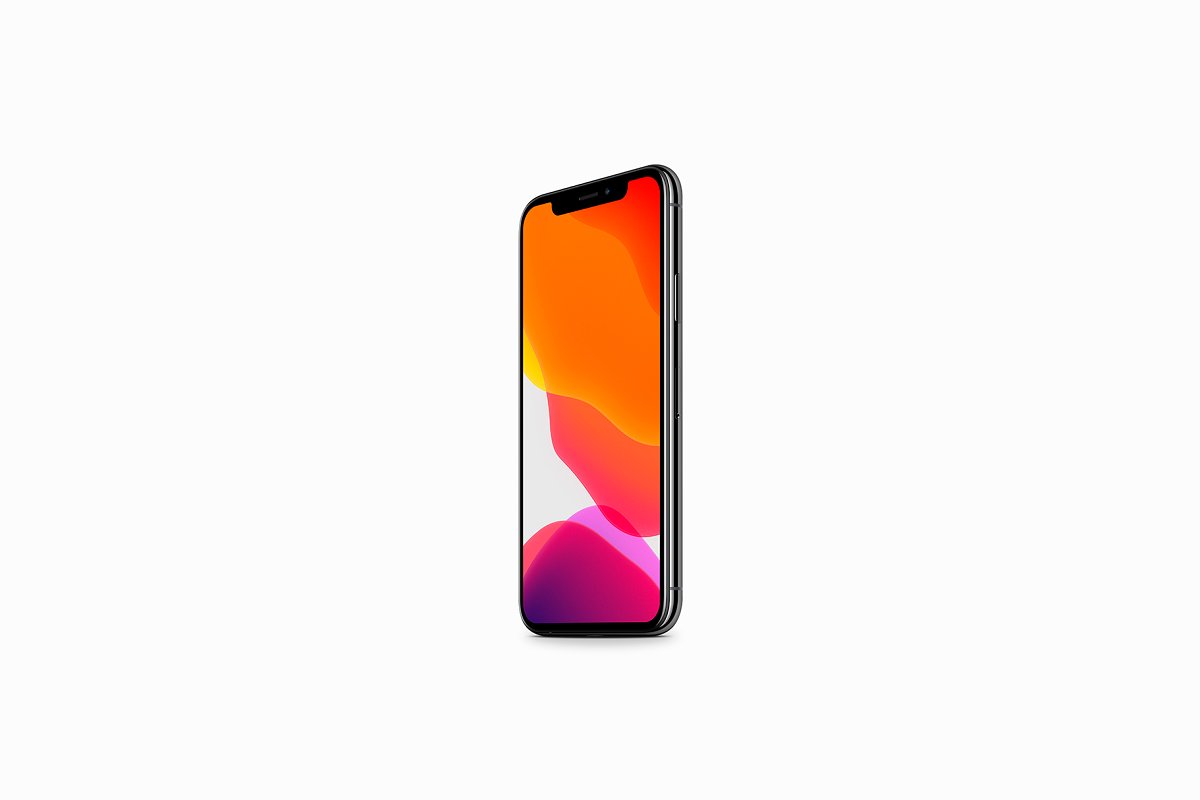 高品质iPhone 11 Pro苹果智能手机UI设计屏幕展示样机 Phone 11 Pro - 20 Mockups Scenes_img_1