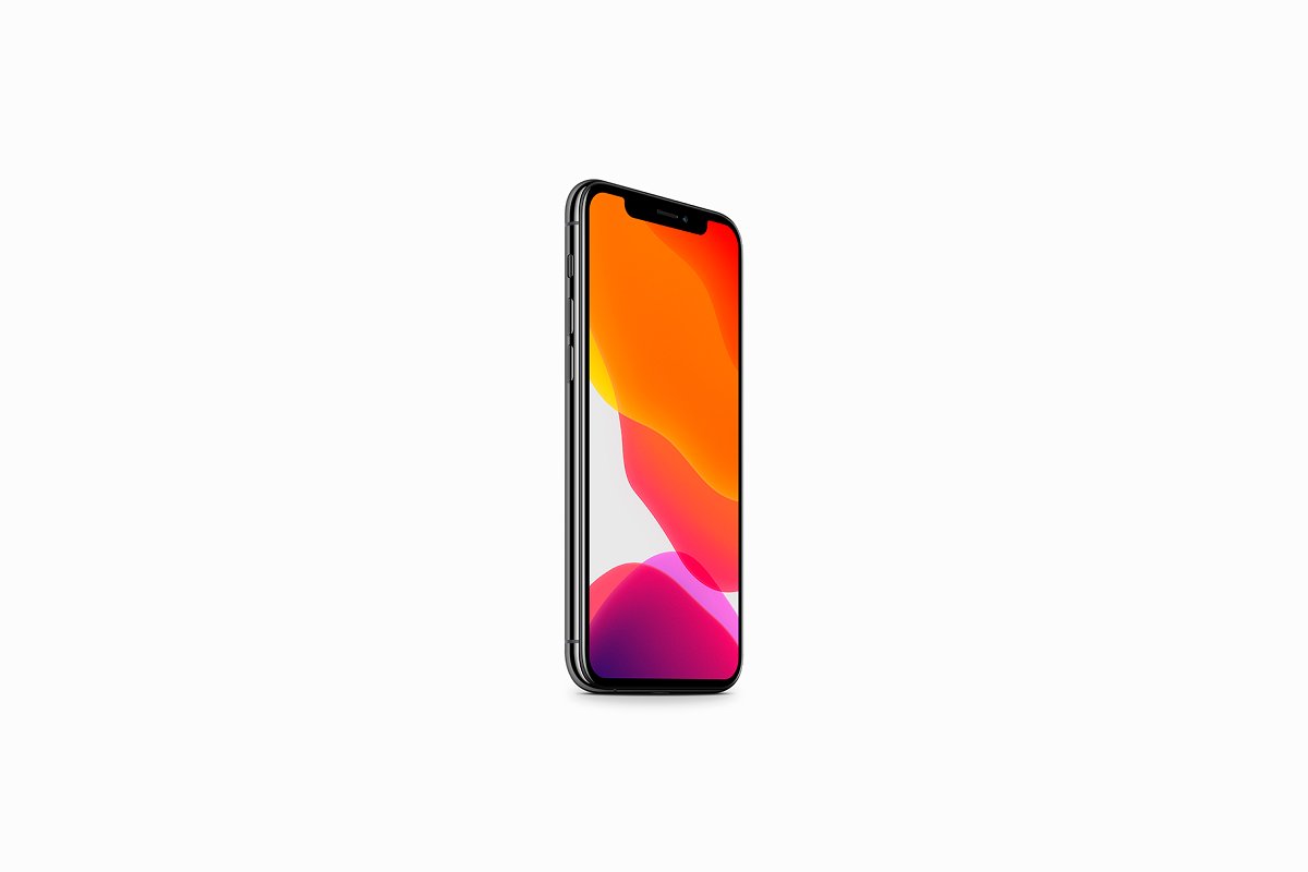 高品质iPhone 11 Pro苹果智能手机UI设计屏幕展示样机 Phone 11 Pro - 20 Mockups Scenes_img_1