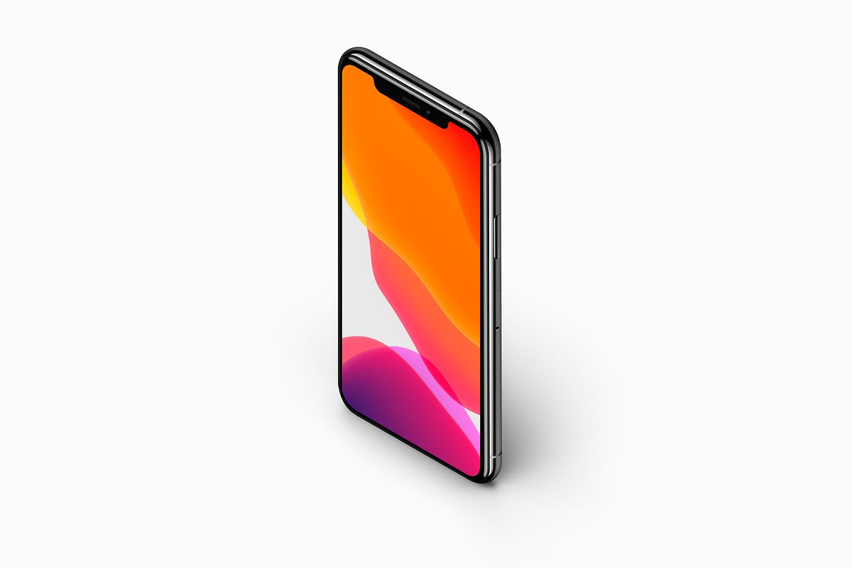 高品质iPhone 11 Pro苹果智能手机UI设计屏幕展示样机 Phone 11 Pro - 20 Mockups Scenes_img_1