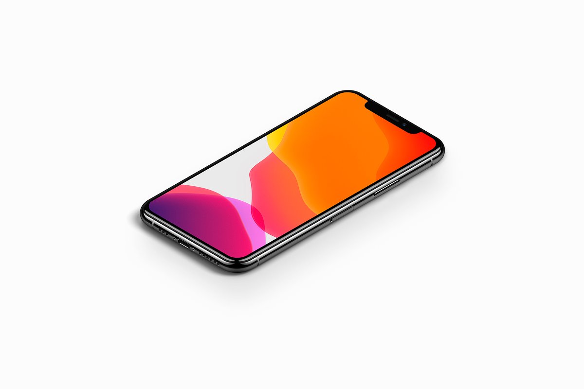 高品质iPhone 11 Pro苹果智能手机UI设计屏幕展示样机 Phone 11 Pro - 20 Mockups Scenes_img_1